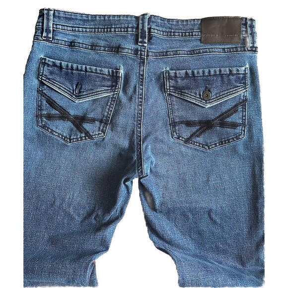 Y2K TK Axel Dark Wash Embroidered Jeans - Picture 3 of 7